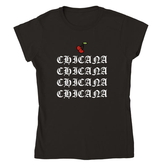 Chicana Womens Crewneck T-shirt