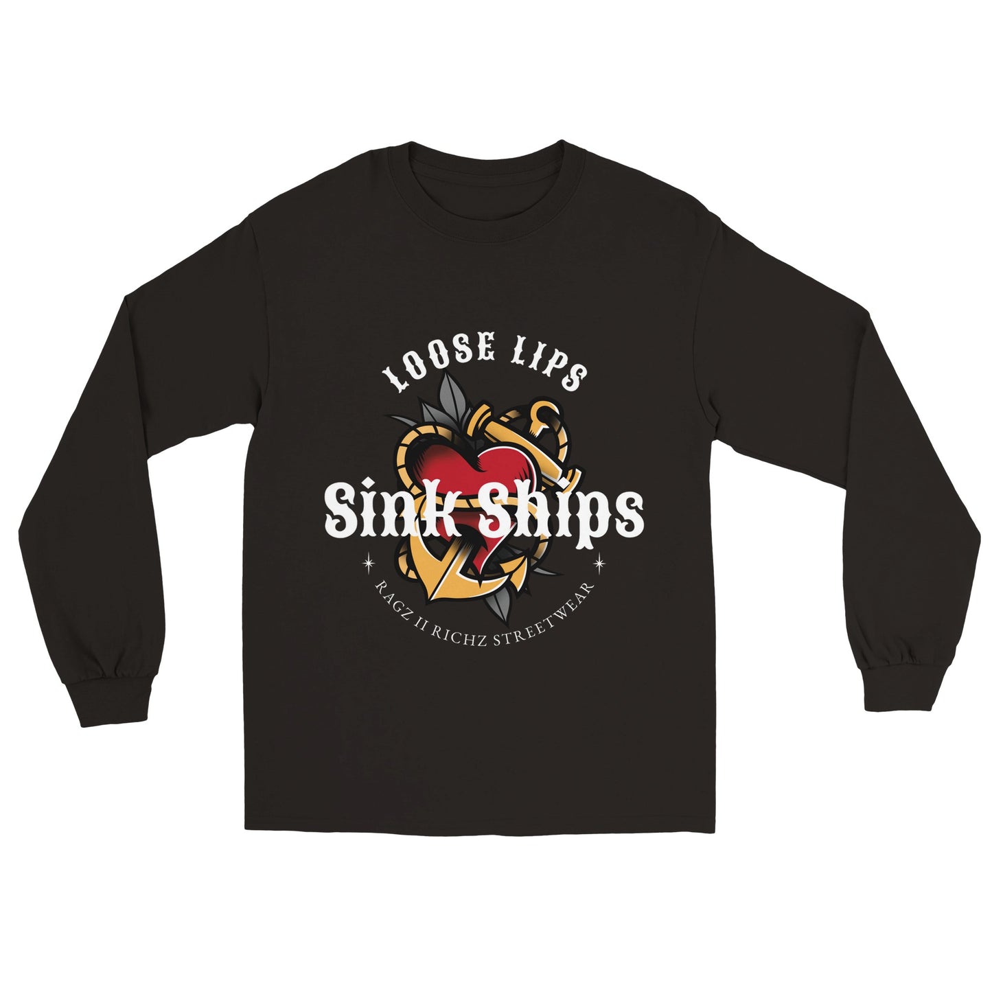 Loose Lips Sink Ships Unisex Longsleeve T-shirt